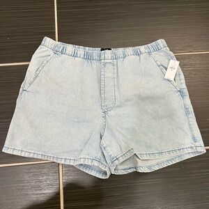 GAP Light Blue Ultrasoft Denim Shorts